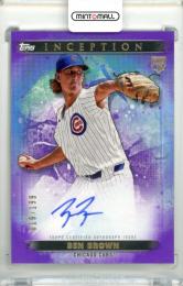 2024 Topps Inception Ben Brown #BRES-BBR Base Rookie and Emerging Star Autographs Purple Parallel【019/199】 Cubs