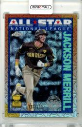 2025 Topps Series2 Baseball Jackson Merrill #90ASC-4 1990 Topps Baseball Chrome All Stars【137/199】 Padres