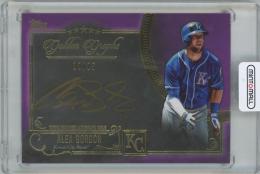 2016 Topps Five Star Golden Graphs Autographed Purple #FSGCAG Alex Gordon 【22/25】