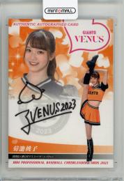 2023 BBM チアリーダーカード DANCING HEROINE -華- 菊池桃子 直筆サインカード【49/90】 VENUS(読売ジャイアンツ)