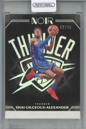 2019-20 Panini Noir Basketball Shai Gilgeous-Alexander Icon Edition/#119【12/25】《表面上部やや白欠け有》 Oklahoma City Thunder