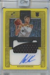 2022-23 PANINI ONE AND ONE BASKETBALL Walker Kessler Rookie Patch Autographs【40/99】 Utah Jazz