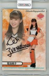 2022 BBM チアリーダーカード DANCING HEROINE -舞- 菊池桃子 直筆サインカード【28/90】 VENUS(読売ジャイアンツ)