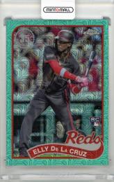 2024 TOPPS Series 2 Elly De La Cruz 89 Topps Silver Pack Chrome Aqua Refractors #2T89C50【154/199】 Cincinnati Reds