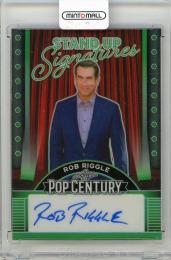 2023 Leaf Pop Century Metal Rob Riggle Stand Up Signatures Crystal Green #SUSRR1【Last No. 7/7】