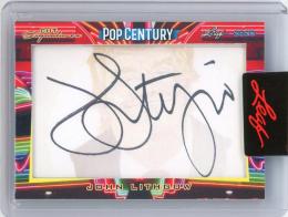 2023 Leaf Pop Century Metal John Lithgow Cut Signatures #CSJL2