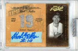 2004 Playoff Prime Cuts Bob Feller #TL-6 Timeline Material Signature Prime【1/19】 Cincinnati Reds