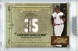 2004 Playoff Prime Cuts Frank Thomas #50 Authentic Game-Worn Jersey Card 1/1【1/1】 Chicago White Sox