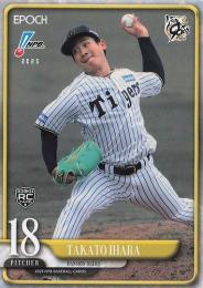 2025 EPOCH NPBプロ野球 #36 伊原陵人(阪神) レギュラーカード RC