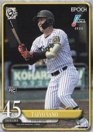 2025 EPOCH NPBプロ野球 #40 佐野大陽(阪神) レギュラーカード RC
