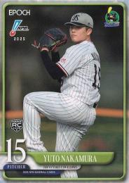 2025 EPOCH NPBプロ野球 #96 中村優斗(ヤクルト) レギュラーカード RC