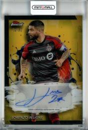 2024 Topps Finest MLS Lorenzo Insigne Autographs Gold Refractors #BALI【28/50】 Toronto FC