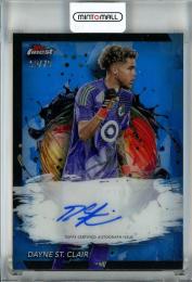 2024 Topps Finest MLS Dayne St. Clair Blue Refractors #BADS【59/75】 Minnesota United