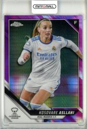 2021-22 Topps Chrome Women's UEFA CHAMPIONS LEAGUE  Kosovare Asllani Pink Prism Refractor 109/150