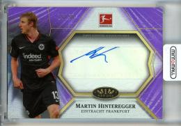2021-22 Topps Tier One Bundesliga Martin Hinteregger Matchwinner Autographs Purple #MWAMH【16/50】 Eintracht Frankfurt