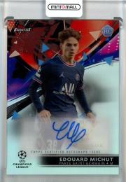 2021-22 Topps Finest UEFA Champions League Edouard Michut Autographs #BAEM《※傷あり》 Paris Saint-Germain