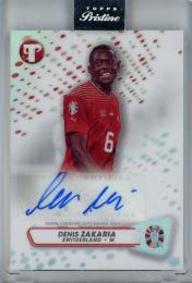 2023 Topps Pristine Road to Euro '24 Denis Zakaria Autographs #PADZ Switzerland