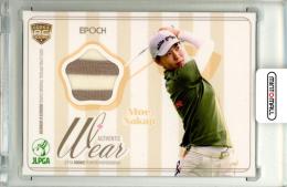 2025 EPOCH JLPGA ROOKIES&WINNERS 中地萌 #PM-24 オーセンティックウェア メモラビリアカード【006/100】