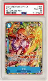 【JPN】【Alternate Art】《ナミ/Nami》[OP11-054](SR)【PSA10】Gem-MINT