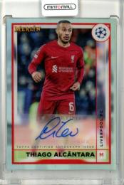 2022-23 Topps Merlin Chrome UEFA Culb Competitions Thiago Alcantara AC-TA Autograph