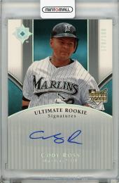 【裏面左下角若干難あり】2006 UPPER DECK Ultimate Collection  Cody Ross Autograph (RC) 170/180