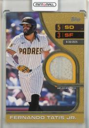 2026 Topps Fernando Tatis Jr. Rounding the Bases Relics Gold #RTBFT【07/50】 San Diego Padres