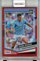 2023-24 Panini Donruss Julian Alvarez #90 Optic Red【100/299】