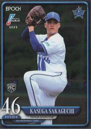 2025 EPOCH NPBプロ野球 #60 坂口翔颯(横浜DeNA)【パラレル版】レギュラーカード RC