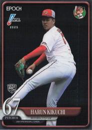 2025 EPOCH NPBプロ野球 #80 菊地ハルン(広島)【パラレル版】レギュラーカード RC