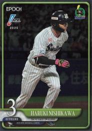 2025 EPOCH NPBプロ野球 #94 西川遥輝(ヤクルト)【パラレル版】レギュラーカード