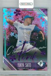 2026 EPOCH NPB プロ野球カード 齋藤友貴哉 #028 レギュラーパラレル CHERRY BLOSSOM PINK 【5/5】《ラストナンバー》 日本ハム