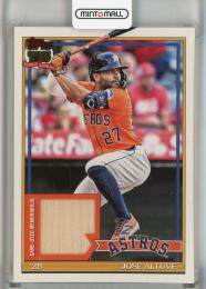 2026 Topps Jose Altuve 91 Topps Relics #91RJA Houston Astros