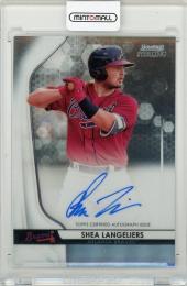 2020 Bowman Sterling  Shea Langeliers Autographs Atlanta Braves