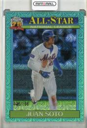 2026 Topps Juan Soto '91 Topps Silver Pack Chrome All-Stars Aqua Refractors #91ASC9【135/199】 New York Mets