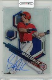 2018 Bowman High Tek Brent Rooker Prospects Autographs Minnesota Twins