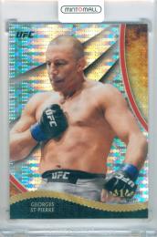 2018 Topps Chrome UFC Georges St-Pierre #UFCT-GSP 2017 UFC Tier One Chrome Pulsar Refractor Parallel【28/50】
