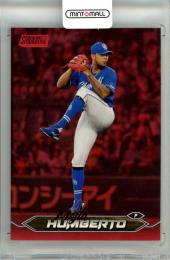 2024 TOPPS NPB STADIUM CLUB スタジアムクラブ ベースボールカード H.メヒア #199 Base  Red Parallel【3/5】 中日
