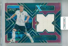 2017-18 Panini Select Bastian Schweinsteiger #XF-BS X Factor Memorabilia Red Parallel【017/199】 Germany