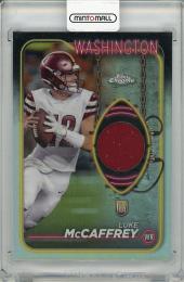 2024 TOPPS Chrome Luke McCaffrey Memorabilia (RC)