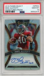 【ケースにスレあり】2019 PANINI Select Mike Alstott Autograph【03/49】【PSA10 GEM MT】