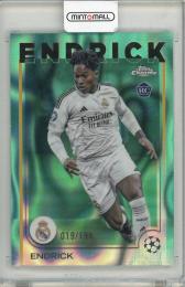 2025 TOPPS CHROME Endrick Endrick Aqua #100 RC【019/199】 Real Madrid