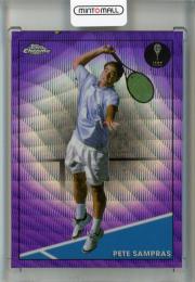 2023 Topps Chrome Tennis  Pete Sampras #60 Purple Wave Refractor 56/199