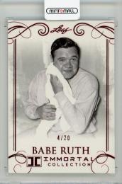 2017 Leaf Babe Ruth Immortal Collection Babe Ruth 17【4/20】 New York Yankees