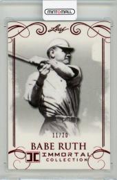 2017 Leaf Babe Ruth Immortal Collection Babe Ruth 45【11/20】 New York Yankees
