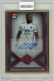 2019-20 Topps Museum Collection UEFA Champions League Moussa Dembele Framed Autographs Ruby Parallel【2/25】 Olympique Lyonnais