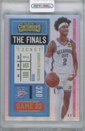 2020-21 PANINI Contenders The Finals Ticket #74 / SHAI GILGEOUS-ALEXANDER(Oklahoma City Thunder) 【27/49】