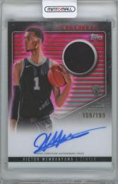 2023-24 TOPPS Midnight Rookie Jersey Autographs Twilight / VICTOR WEMBANYAMA(San Antonio Spurs) 【159/199】