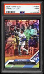 2024 Topps Now #722SP Shohei Ohtani Image Variations Curtain Call【PSA MINT 9】 Los Angeles Dodgers