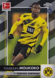 2020-21 Topps Chrome Bundesliga Borussia Dortmund Youssoufa Moukoko Base