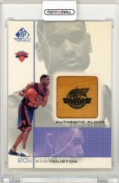 2000-01 Upper Deck SP Allan Houston #AH Game Floor Authentic Floor New York Knicks